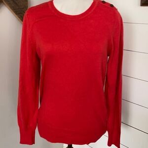 Gap | Women’s Gap Luxe Angora Hair Blend Crew Neck Orange Sweater | M